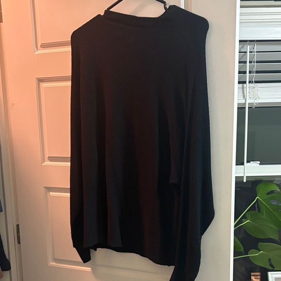 Black Ribbed Sweater - Picture 4 of 4